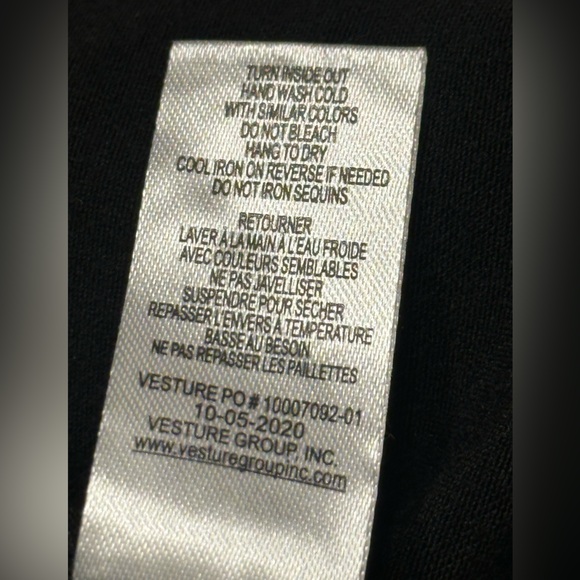 Girl’s Zunie Sleeveless Sequin Black/Silver Dress Size 16 EUC!! - Picture 10 of 13